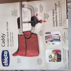 Chicco Caddy Portable Hook-On Chair - Red
